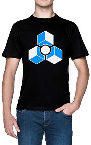 Grund Schwarz Herren T-Shirt Black Men's Tee Größe S Black Men's Tee Size S