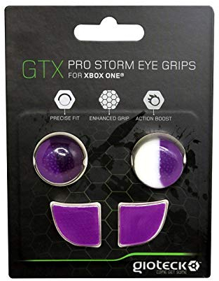 Gioteck - GTX Pro Storm-Augengriffe für Xbox One, lila, weiß., GTXXB1-18-MU