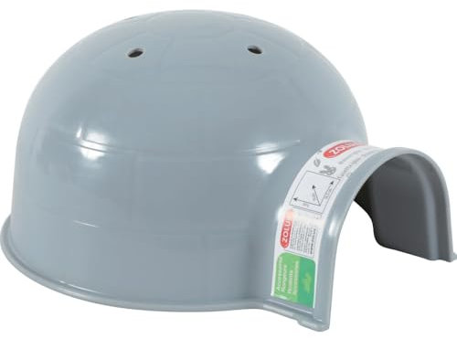 Zolux - Maison Igloo ø 15 cm x H 10 cm. en Plastique Gris. pour Petit Rongeur. - ZO-280081