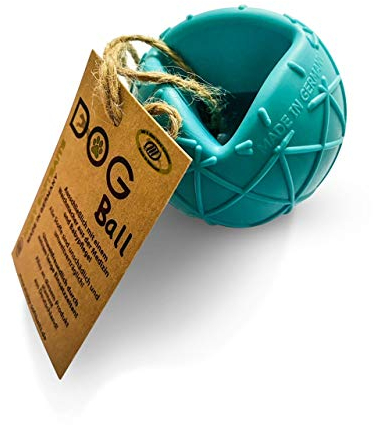 Lasama Moby Dog Ball frei von giftigen Weichmachern und giftigen Inhaltsstoffen Hundeball (Türkis)