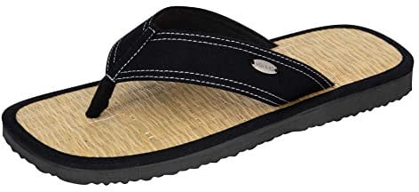CINNEA® Wellness Pantoletten gegen Fußhornhaut Fußschweiß Zimtlatschen Unisex Damen Herren >>Palma<< Zehentrenner Gr. 42/43