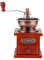 TOTITOM Mini Vintage Handkurbel Manuelle Kaffeemühle Waschbar Mini Handkurbel Kaffeebohnenmahlmaschine Küchenbedarf Haushaltsbedarf für Home Office Kaffee Espresso Geschenk zum Valentinstag
