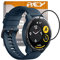 REY [Lot de 2] Protecteur 3D pour XIAOMI Watch S1 Active, Noir, Protection Complète, 3D, 4D, 5D