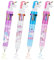 OFFCUP Multicolor Stifte, 4 Stück Mehrfarbiger Kugelschreiber, 10 in 1 Versenkbare, Einhorn-Design, für Studenten Kinder Schulbedarf