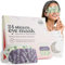 LivaClean 24 Steam Eye Mask for Dry Eyes, Dark Circles & Puffiness, Warm & Self Heating, Ear Hooks to Stay On, Lavendar, Chamile & Unscented, Disposable