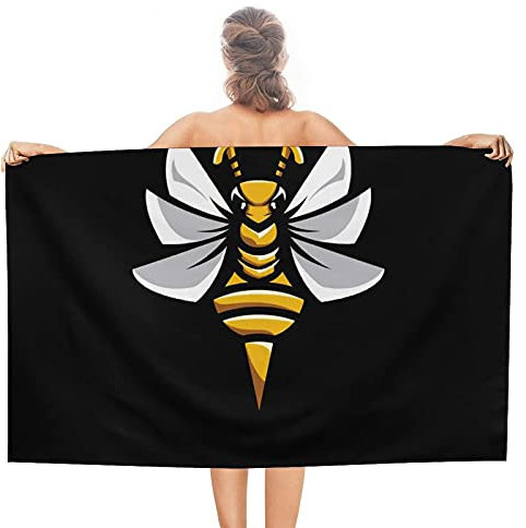 Strandtuch, Hummel-Handtücher, langlebig, weiche Waschlappen für Haare, Alltag, Erwachsene, 130 cm, 80 cm