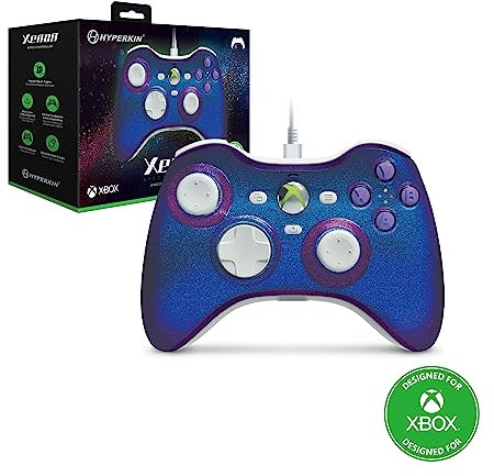 Hyperkin Xenon Wired Controller for Xbox Series X|S/Xbox One/Windows 10|11 - Twilight Galaxy