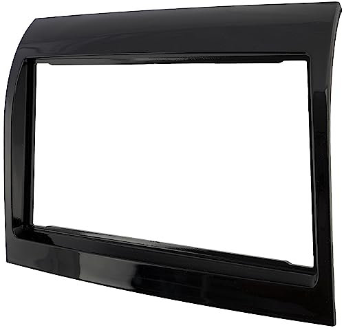 AERZETIX - C11605 - Cadre/façade/Adaptateur 2 DIN pour autoradio de Voiture - Moulage/Cache en Plastique - Compatible avec Citroën Jumper, Fiat Ducato My, Peugeot Boxer