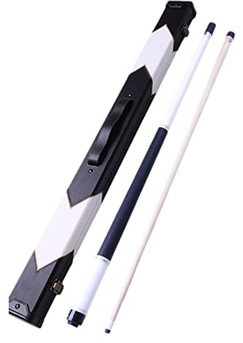 FLEAGE Pool Billiard Queue 1/2 Geteilte, abnehmbare Billard-Queue-Sticks, Gewicht 17,5–19 Unzen, zur Pflege Ihres tragbaren Billard-Queues EHAYAS 230721(Color:CA1)