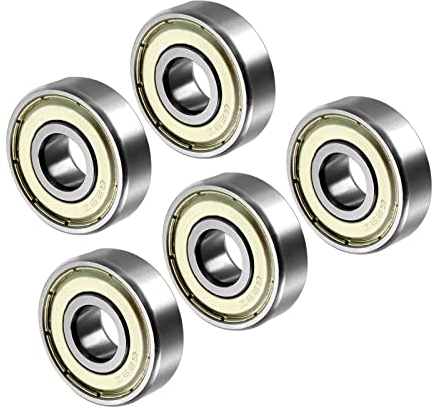 CoCud Tief Rillen Kugellager 629Z Modell 9mm x 26mm x 8mm Karbonstahl Einzel Abschirmung Lager - (Anwendung: für Motor Skateboards Rollenräder) 5Stk
