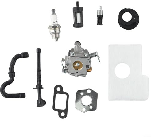 Kit carburatore MS170 per motoseghe per Stihl 017 018 MS180 MS170 MS170C MS180C MS 180 MS 170 motosega/tosaerba con filtro aria Tune Up Kit