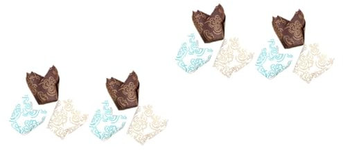 MAGICLULU 300stücke Cupcake Wrapper Dekorative Muffinförmchen Für Hochzeiten Partys Und Andere Anlässe Verschiedenen Designs