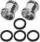 Be In Your Mind Lot de 2 adaptateurs de robinet en laiton de 24 mm mâle vers 22 mm mâle pour robinet de cuisine et salle de bain avec joint d'étanchéité