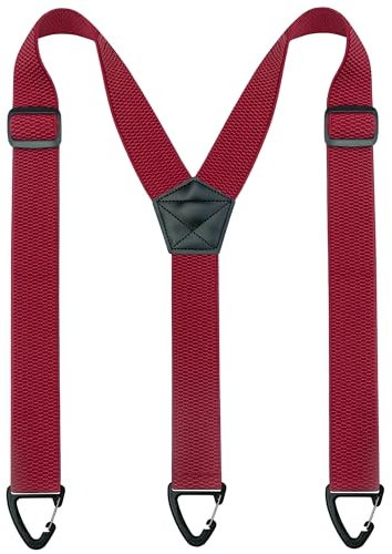 JEMYGINS Herren Outdoor Hosenträger Y-Typ längenverstellbar mit Dreieckige Anti-Rutsch-Schnalle Alles gut