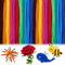 Kuppt 100 Stück Pfeifenreiniger, Pfeifenputzer Zum Basteln, Pfeifenreiniger Chenilledraht, Pfeifenputzer Bunt, Pipe Cleaners Bulk for für Bastel- und Heimwerkerliebhaber, Heimdekoration