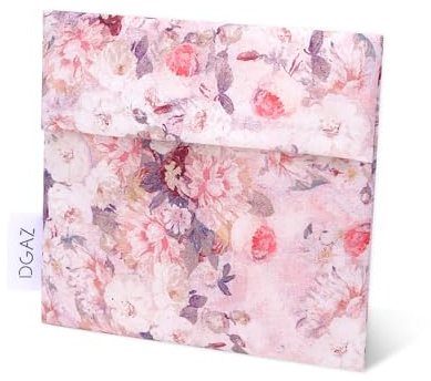 DGAZ Menstruationstasche, Mädchen Period Bag für Slipeinlagen/Menstruationstassen/Kleine Tampons, Tragbare Tamponhalter Tasche, Mini Make-up Tasche für Frauen (Kaleidoscope)