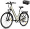 Fafrees E Bike Elektrofahrrad 27.5 Zoll mit APP, City Ebike Herren Damen 36V 14.5Ah Akku, E-Fahrrad 250W 25km/h, Trekkingrad 7S (Gold)
