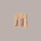 Lucgel Shopper Busta Juta Porta 2 Vasetti con Finestra in Pvc 20+10xh15 cm - 5 pezzi -
