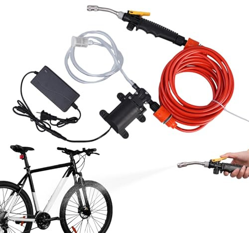 Nudorpn Nettoyeur haute pression portable, nettoyeur à pression électrique, outils et fournitures de bricolage pour l'extérieur, la douche et le nettoyage de la route