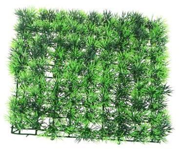 Parliky Künstliche Aquarium Grasmatte Quadratisch Realistische Wasserpflanzen Deko Langlebige Kunstrasenmatte für Fischbecken und Terrarien Vielseitig als Haustierunterlage und