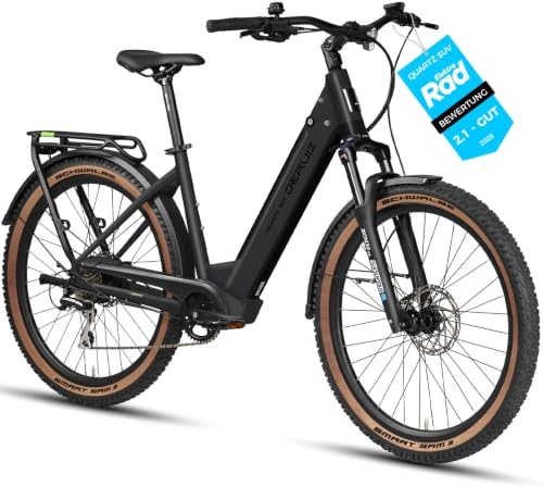 DERUIZ Quartz SUV E-Bike 27,5 Elektrofahrrad mit 48V644Wh Akku bis 161km