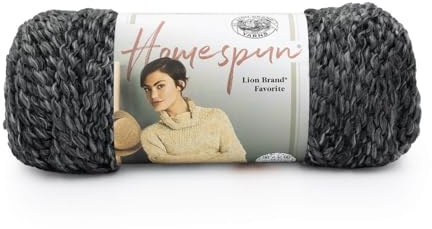 Lion Brand Yarn Homespun, Soft Bulky Yarn for Knitting, Crochet, and Crafts, Edwardian, 1 Pack
