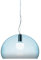 Kartell Fl/Y Lampada a Sospensione, Confezione da 1 Pezzo, Celeste Trasparente