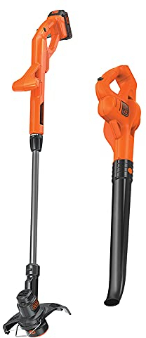BLACK+DECKER Kit Combinado de Recortadora/bordeadora y barredora de 20 V máx.* (LCC221)