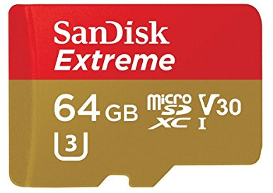 SanDisk Extreme 64GB, microSDXC Classe 10, U3, V30, velocità di lettura fino a 90MB/s, FFP [Vecchio Modello]