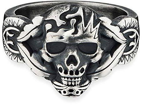 cai Herren Ring 925/- Sterling Silber Mattiert ohne Stein Silbergrau 132270764