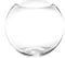 Floralcraft® 25cm Clear Glass Fish Bowl Round Centerpiece Display Vase Terrarium, Sphere Bubble Ball Flower Vase for Home Office Hotel Wedding Decoration