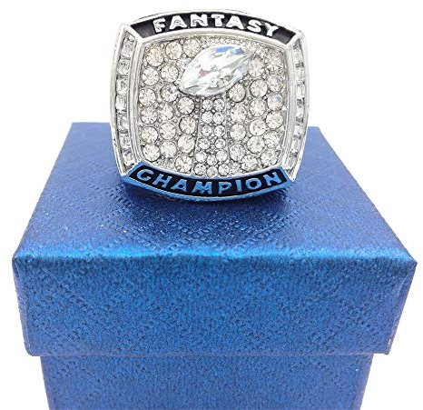 Fantasy Fußball-Europameisterschaft Ring Trophy Preis, silber