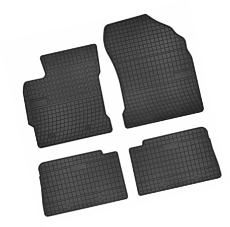 Bär-AfC TY08812n Gummimatten Auto Fußmatten Schwarz, Erhöhter Rand, Set 4-teilig, Passgenau für Toyota Auris Typ E180 Baujahr ab 2013