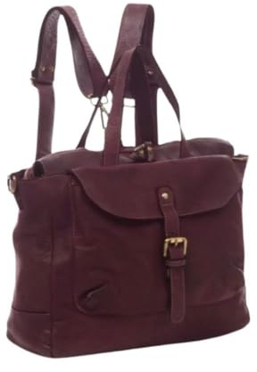 BZNA Berlin Rucksack Smilla Bordeaux Backpacker Designer Rucksack Damenhandtasche Schultertasche Shopper