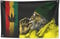 KINO Homie Dekorativer Wandteppich im Jamaika-Reggae-Stil, Marihuana-Blatt, Rasta-Flagge, Bar, Club, Tattoo, Geschäft, Banner, Wandbehang, Cannabis-Stoffposter
