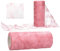AmaCasa Tischläufer Sizoweb 20cm/25m Tischband Hochzeit Kommunion (AltPink)
