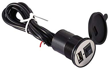 Gaoominy 12-24v Universal USB Chargeur Moto Adaptateur Prise Socket USB Chargeur étanche Auto Chargeur Adaptateur pour Mobilephone GPS