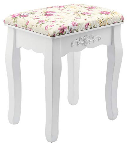 Youyijia Dressing Table Stool 37X28X44cm Dressing Table Chair Bedroom Stool Padded Bench Chair Dressing Table Chairs for Bedrooms