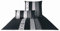 elegante JOOP! Mako-Satin Ornament Stripes schwarz 80/80 155/220