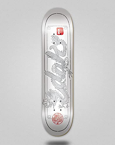 DGK Skateboard Deck Dragon White 8.06