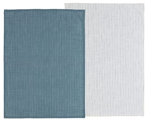 Södahl Line Geschirrtuch, 50 x 70 cm, 2er-Set, China Blue/White