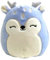 Squishmallow Rehkitz Reh 20 cm Farryn Sleepy Blue Plüsch Stofftier Superweiches Kuschelkissen