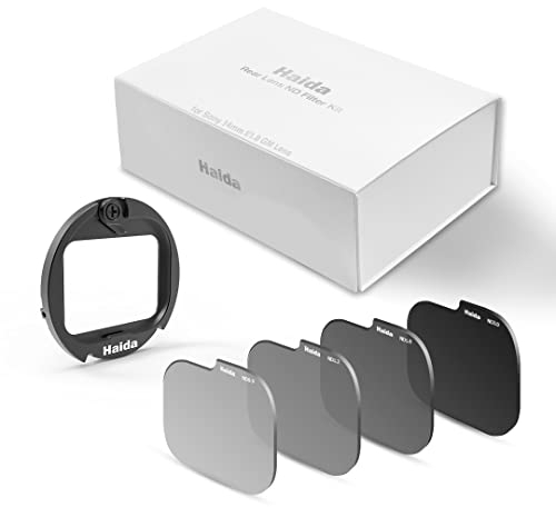 Haida ND-Filter-Set für Rücklinse, ND0.9 + 1.2 + 1.8 + 3.0 für Sony 14 mm f/1.8 GM Objektiv, mehrschichtige Nano-Beschichtung, optischer Glasfilter (mit Adapterring)