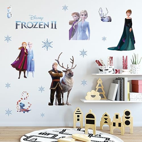 Wandtattoo Prinzessin Kinder Wandaufkleber Elch Wandsticker Abnehmbare Wanddekoration für Kinderzimmer Babyzimmer Mädchenzimmer 60 x 30 cm (LxB)