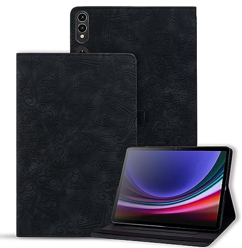 Vaitasy Custodia Samsung Galaxy Tab S10 Plus 12.4 Pollici 2024 Cover Auto Svegliati/Sonno Custodia per Galaxy Tab S9 Plus/S8 Plus/S7 Plus/S7 FE - Mandala Nero