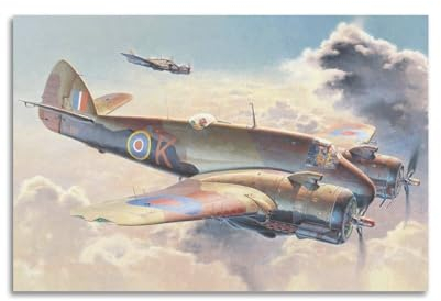 Wwii Militär-Poster Raf Beaufighter Mk.Iif Heavy Night Fighter Poster, dekoratives Gemälde, Leinwand, Wandposter und Kunstdruck, modernes Familienschlafzimmer-Dekor-Poster, 60 x 90 cm