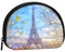 Porte-monnaie portable imprimé ours polaire sur toute la largeur - Pratique pour un usage quotidien, Tour Eiffel 1, Taille unique, Pochette à monnaie