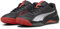 PUMA Erwachsene NOVA Court Padel-Schuhe 42.5 Flat Dark Gray Black Medium Active Red