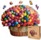 LEOGOR Flower Radiance – Holzpuzzle Erwachsene – Blumenpuzzle mit Tulpen, 500 Teile – 52,4 × 42,9 cm – 5 mm Dickes Holz, handgeformte Teile, Magisches Holz Puzzle für Puzzle-Liebhaber