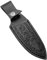 KANGQL Real Leather Knife Cover, Convenient Kitchen Tool Storage Bag Stylish Leather Knife Storage Case Practical Leather Sheath Belt Scabbard Pocket, Black